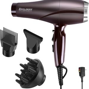 Xpoliman 2000 Watt Hair Dryer with Accessories.